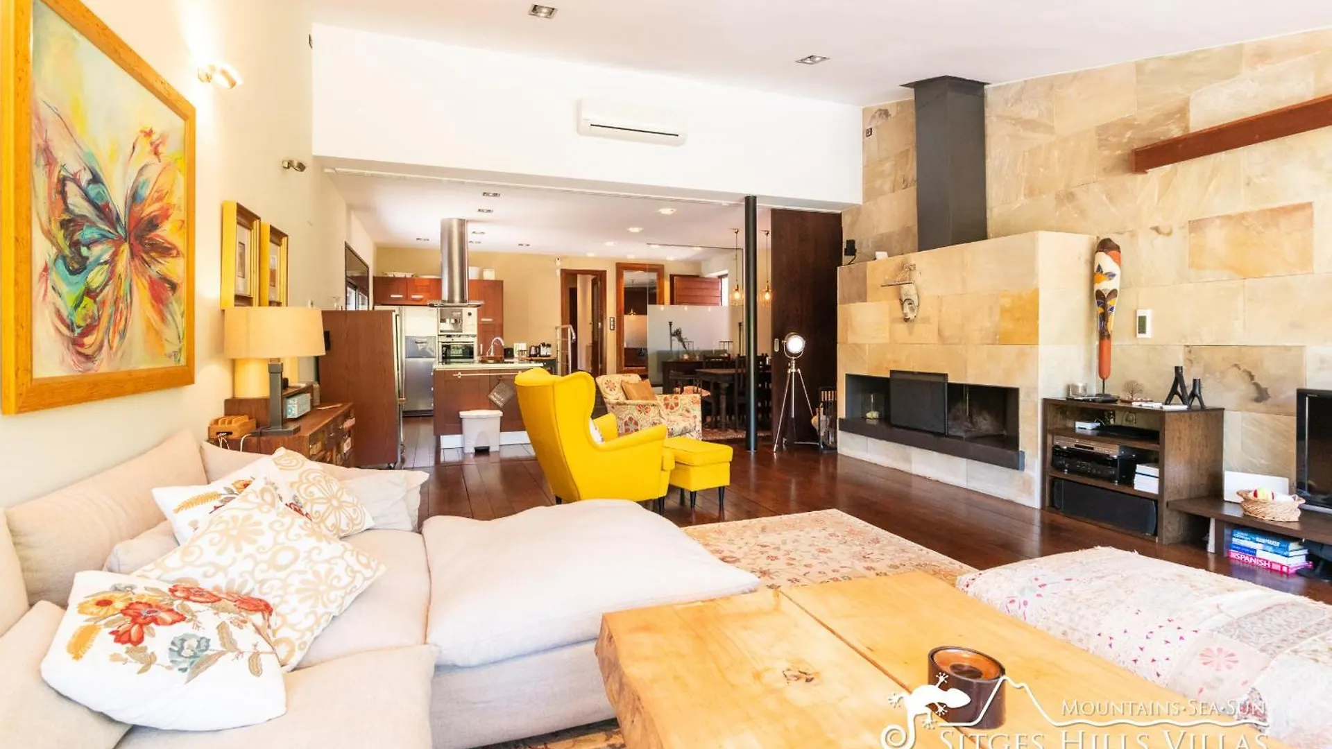 Spacious Villa Santa Fe - Private Pool, Big Garden And A/C Close To Sitges Olivella Španělsko